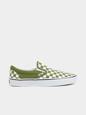 Vans Junior Slip-On Green/White Sneaker