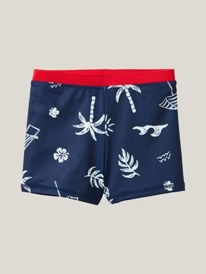 Cotton On Kids Boy Navy Billy Boyleg Swim Trunks