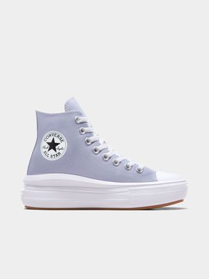 Women's Converse Chuck Taylor All Star Lilac/White/Black Platform Sneakers