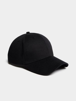 Women's Black Peak Cap