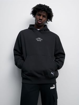 Puma x Más Tiempo Men's Black Hoodie