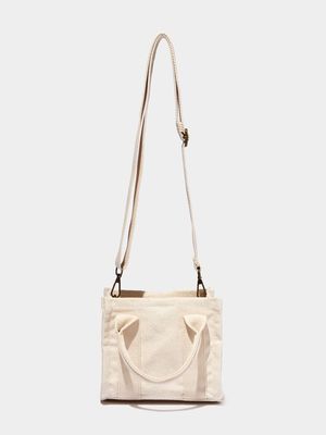 Women's Cotton On Beige The Mini Stand By Tote Bag