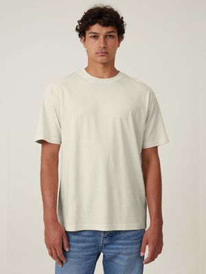 Men's Cotton On Beige Organic Loose Fit T-Shirt