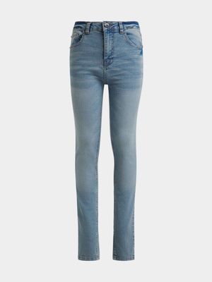 Jet Older Boys Bleached Super Skinny Jeans