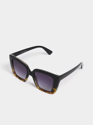 Women's Tortoiseshell Square Sunglasses