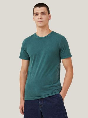 Men's Cotton On Green Organic Regular Fit Crew T-Shirt