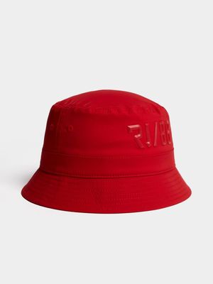 Men's Relay Jeans Plastisol Red Bucket Hat