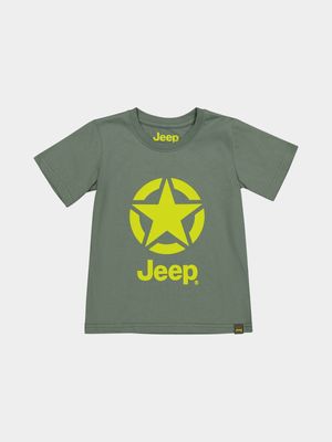 Kid's Jeep Green Star Logo T-Shirt