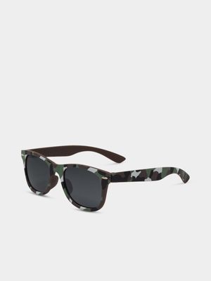 Boy's Green Camo Sunglasses