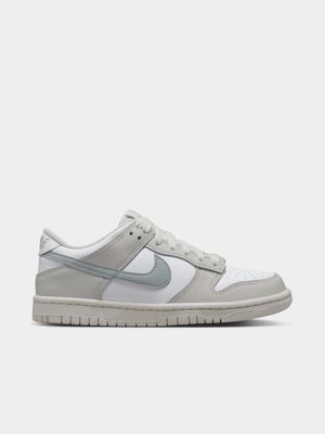 Nike Junior Dunk Low White/Silver Sneaker