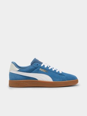 Mens Puma Smash 3.0 Blue/Gum Sneakers