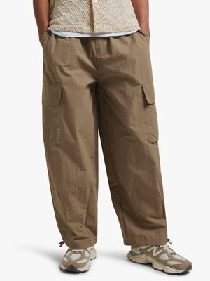 Men's Mocha Wide Leg Jogger Pants