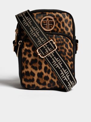 Leopard Print Cellphone Bag