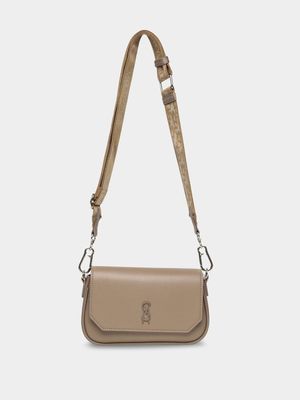 Women's Steve Madden Beige Bmae Crossbody Handbag