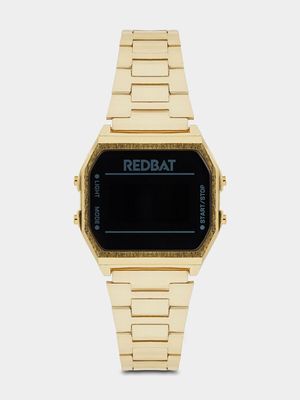 Redbat unisex Retro Gold Watch Bash