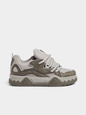 Men's Grey Chunky Skate Sneaker