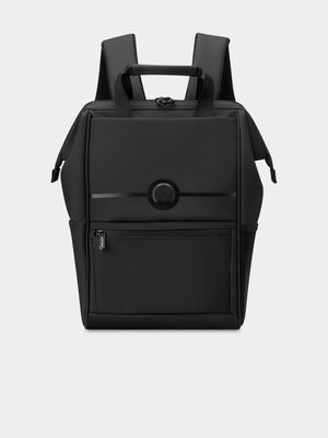 Delsey Black Turenne Soft 14 Backpack