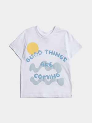 Jet Toddler Boys White Good Things T-Shirt