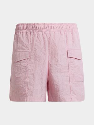 Jet Younger Girls Pink Cargo Shorts