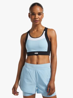 Womens TS Colourblock Blue/Black/Milk Sports Bra