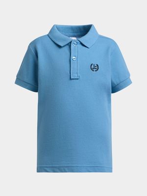 Jet Younger Boys Light Blue Golf Shirt