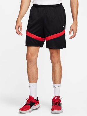 Mens Nike Dri-Fit 8inch Black Basketball Shorts