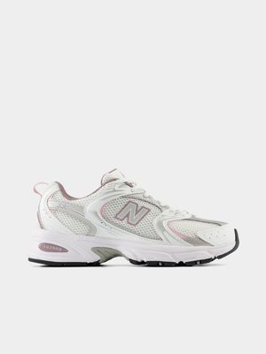 New Balance Women's 530 White/Pink Sneaker