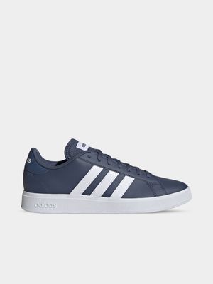 Mens adidas Grand Court Base 2.0 Blue/White Sneaker