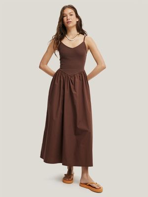 Women's Cotton On Brown Romee Maxi Dress