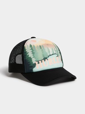 Women's Hurley Black VACAY Trucker Cap