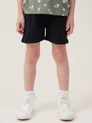 Cotton On Kids Boy Black Henry Slouch Shorts