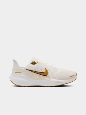 Womens Nike Air Zoom Pegasus 41 Phantom/Metallic Gold Running Shoes