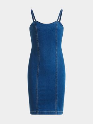 Jet Older Girls Denim Bodycon Dress