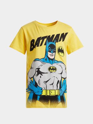 Jet Younger Boys Yellow Batman T-Shirt