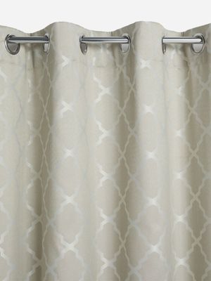 Jet Home Habour Grey Eyelet Curtain