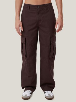 Men's Cotton On Brown Baggy Cargo Pants