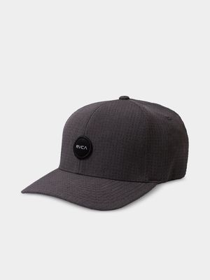 Men's RVCA Charcoal Shane Flexfit Cap