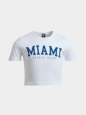 Jet Older Girls White Miami T-Shirt