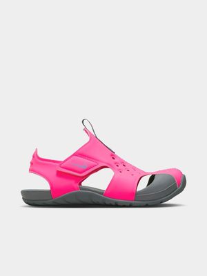 Junior Pre-School Nike Sunray Protect 2 Pink/Grey Sandals