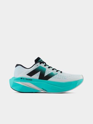 Mens New Balance Fuelcell Supercomp Trainer v3 Teal Running Shoes