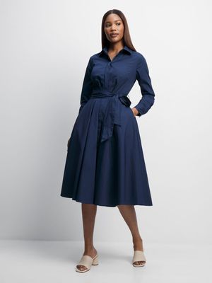 Women's Pringle Blue Ari Shirt Dress