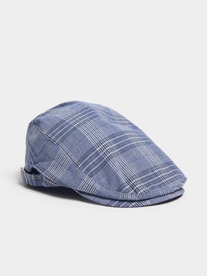 Men's Pringle Blue Samuel Newsboy Cap