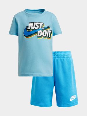 Boys Toddler Nike Nsw Fleece Blue Short Set