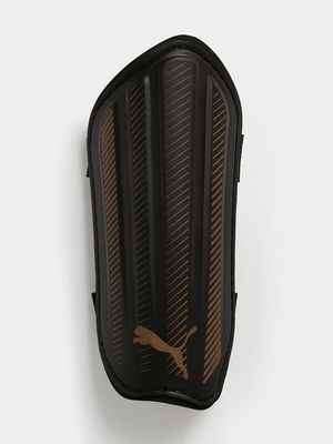 Puma ZA Team Black/Gold Shin Guards