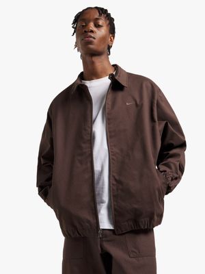 Nike Men's Life Woven Harrington Brown Jacket