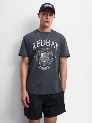 Redbat Athletics Men's Charcoal Graphic T-Shirt