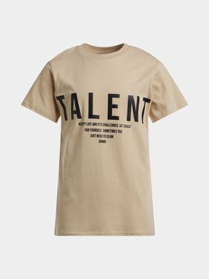 Jet Older Boys Stone Talent T-Shirt