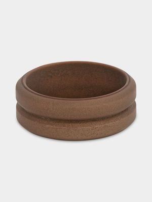 Silicone Brown Groove Ring