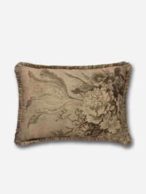 Grace Antique Floral Scatter Cushion gold 50x70cm