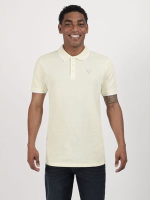 Men's Guess Iced Lemon Tipped Core  Polo